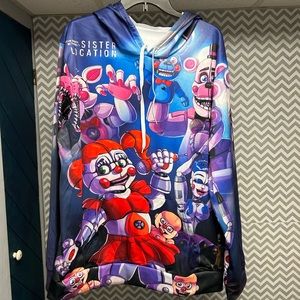 Five Nights at Freddy’s Hoody – 3D pocket Pullover Hoodie sweatshirt sz large
